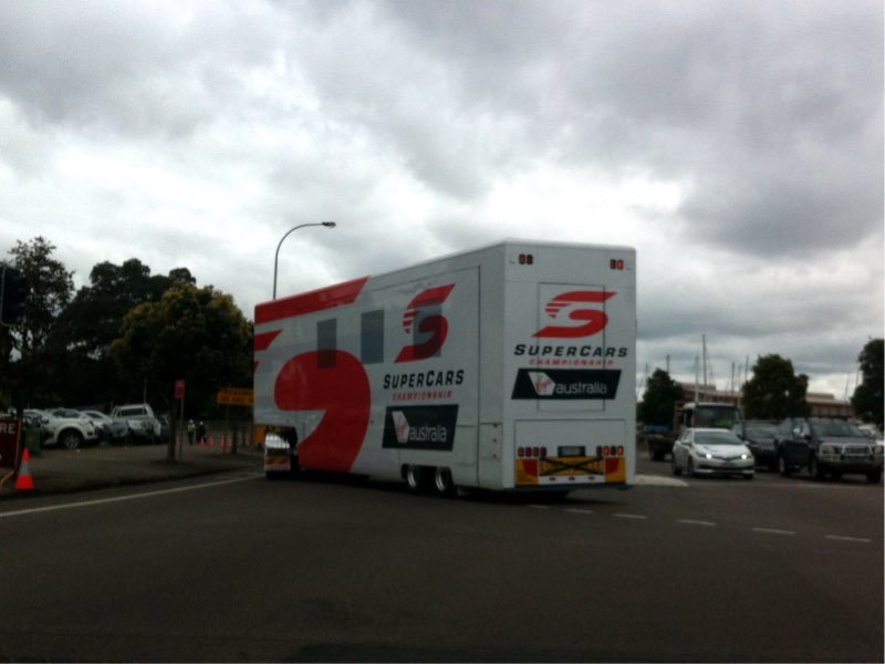 Supercars pull out of town after the Newcastle 500.