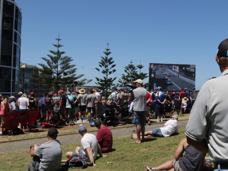 The Hill at turn 2 @ Newcastle 500.